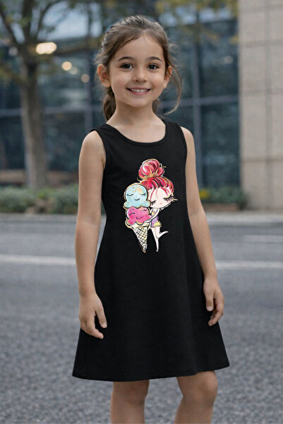 CACTUS COLLECTION ROCHIE DE VARĂ PENTRU FETE CU IMPRIMEU ÎNGHEȚATĂ