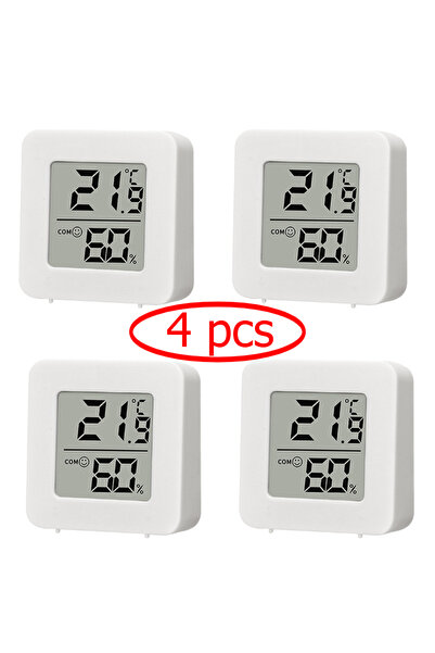 Choice 4 PCS-StyleA 4pcs Digital Thermometer Hygrometer Indoor Mini Temperatu...