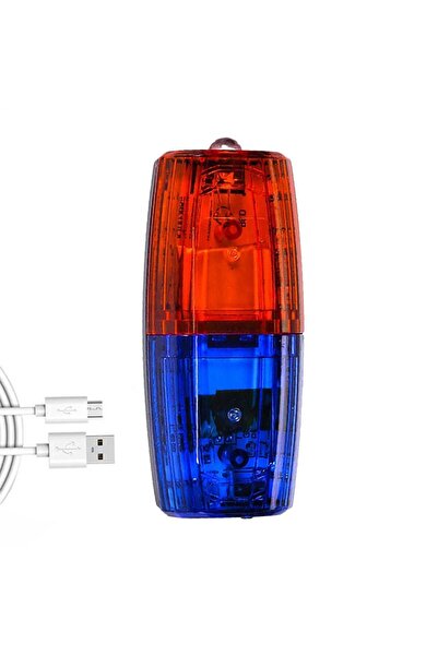 Choice Red Safety Patrol Alarm Flash Signal Strobe Lamp Night Running Red Blu...
