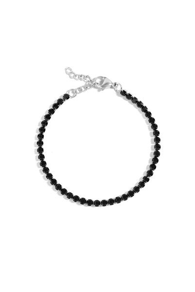 REIGOLD Women's Tennis Bracelet, 316L Stainless Steel, Zirconia, Adjustable 1...