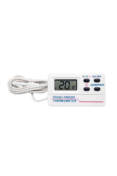 Choice WHITE Electronic Digital Refrigerator Thermometer Food Thermometer -50...