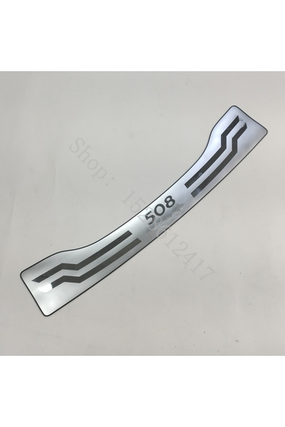 Choice Silver For Peugeot 508 2011 2012 2013 2014~2019 stainless car Rear Bum...