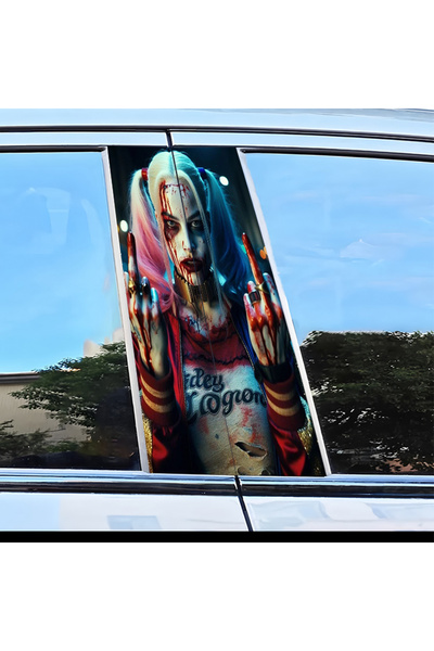 Choice ملصقان للعمود الأوسط للسيارة SS-2328، ملصق حماية من الخدوش لعمود B بتص...