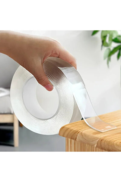 choice2 5m 30mm 1mm Clear Nano Double Sided Adhesive Tape, 1mm Thick Upgraded...