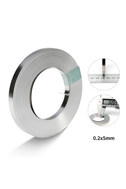 choice2 0.2mm x 5mm x 10M 1Roll 10M 18650 Battery Nickel Plated Strip Li-ion ...