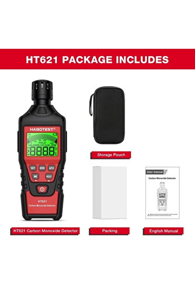 Choice HT621 HABOTEST HT621 Carbon Monoxide Detector Alarm New Photoelectric ...