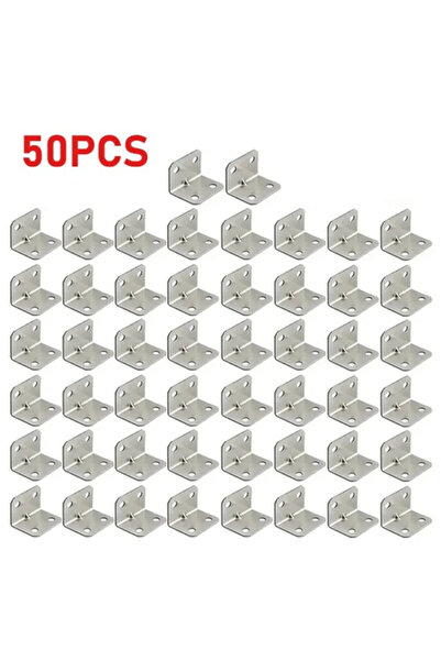 Choice 50pcs 50PCS L-shaped Board Brackets Table Chairs Cabinets Wardrobes Fi...