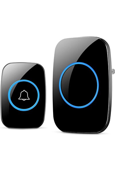 Choice5 جرس باب لاسلكي ذكي سهل التركيب، مزود بقابس، مقاوم للماء، يعمل باللمس،...