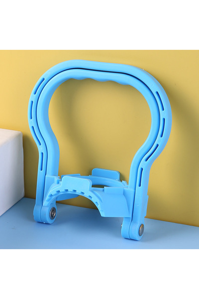 choice2 مقبض رفع دلو ماء أزرق من البولي بروبيلين، قطعة واحدة، لحمل براميل الم...