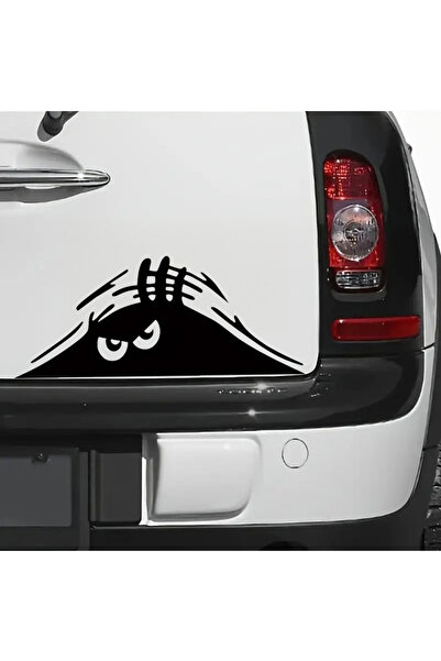 Choice 17X7cm AZ01-BK-17X7cm Peeking Mter Car Stickers,High Adhesion Decorati...