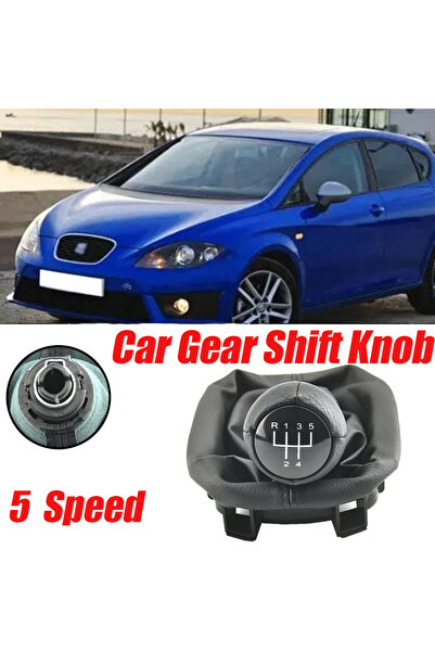 Choice 5 5/6 Speed MT Gear Shift Knob Lever Stick Gaiter Boot Cover For Seat ...