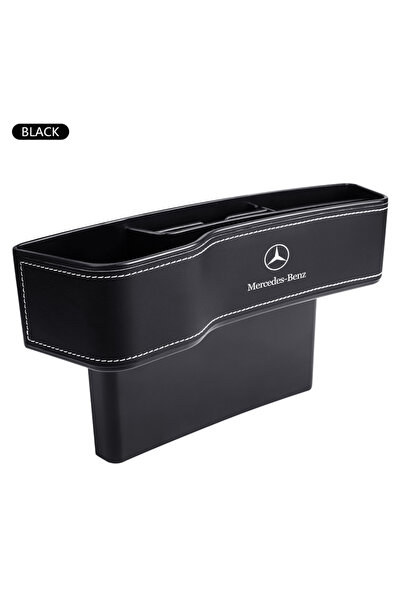 Choice6 Right BENZ Black Multifunctional Car Seat Crevice Storage Box Seat Ga...