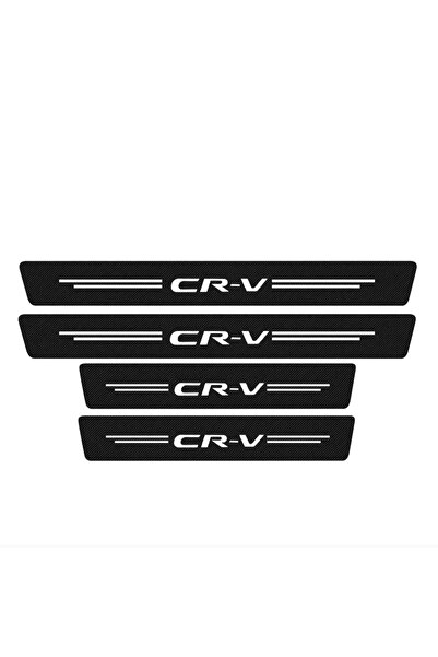 Choice 4PCS FOR CRV 4Pcs Car Stickers Threshold Strip Carbon Fiber Interior D...