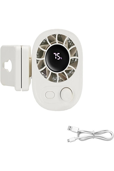 Choice1 مروحة سيارة محمولة بيضاء من هيباكول، قابلة للدوران 360 درجة، 100 سرعة...