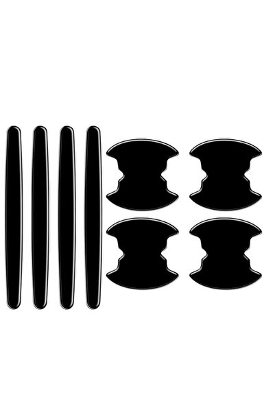 Choice Black 4pcs 4pcs Car Door Handle Protector Scratch-Proof Guard Cover Pr...