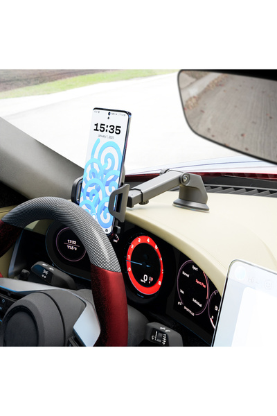 Choice أسود يدعم الهاتف المحمول العالمي، فتحة طلاء السيارة، تلسكوب سريع