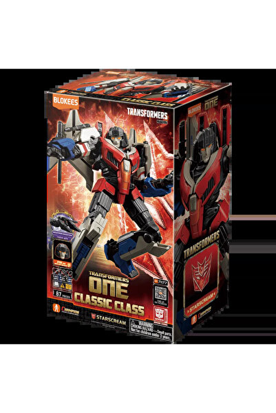 BLOKEES Transformers ONE Starscream LED DIY Model Kit 12.6cm