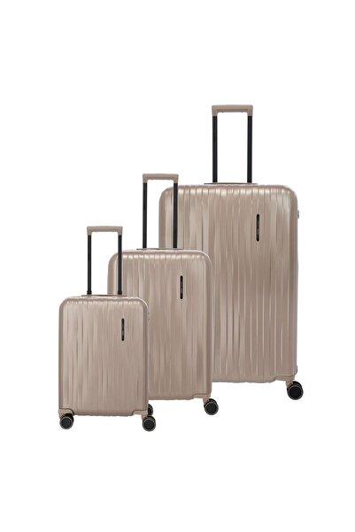 Travelite Barbara Novelty 4 Rollen Kofferset 3-teilig mit Dehnfalte