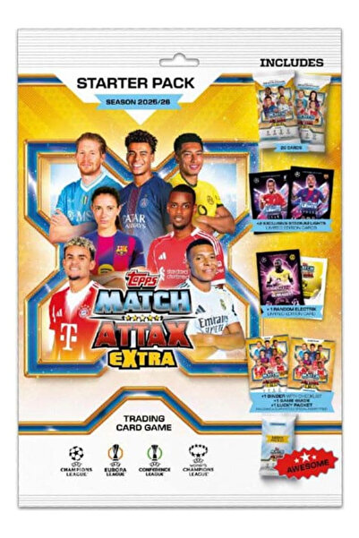 Topps UEFA Champions League Match Attax Extra 2025/26 Starter Pack