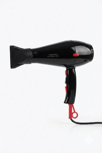 POWERTEC TR-1001 مجفف شعر احترافي 2500 واط أسود