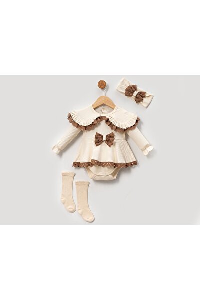 bebekyol Adel Kız Bebek Romper