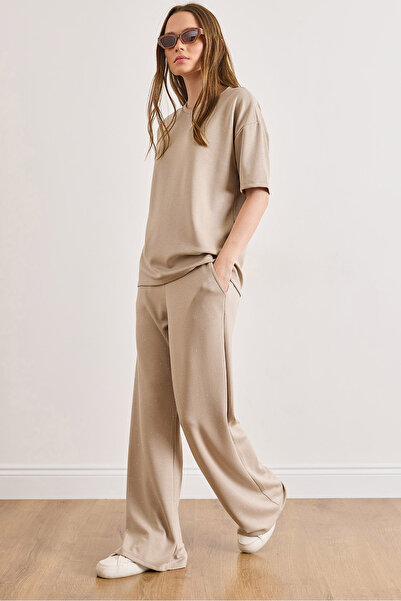 Olalook Kadın Taş Payet Detaylı Modal Tuşeli Alt Üst Takım TKM-19000478