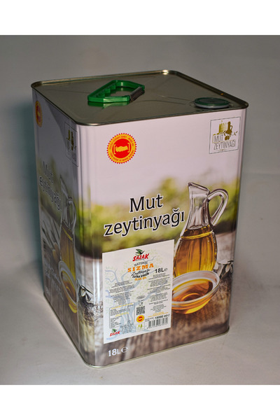 sazak zeytin zeytinyağı Sazak Mut Zeytinyağı 18 Lt Teneke Naturel Sızma Kahva...