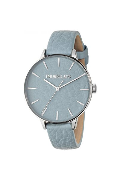 MORELLATO Ninfa watch, silver case, 36mm, blue Leather Belt , R0151141515
