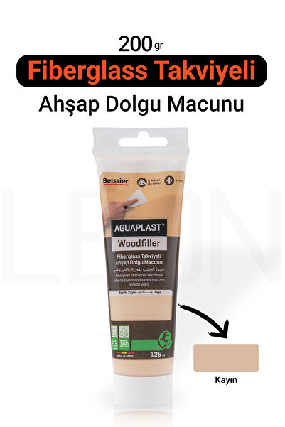 Aguaplast Ahşap Parke Tamir Macunu KAYIN Mobilya Masa Dolgu Çatlak Çizik Gide...