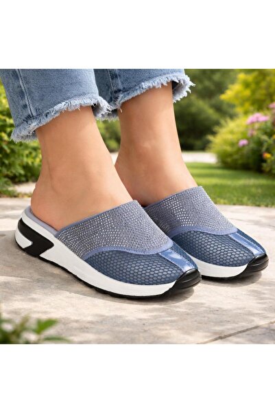 MODAONN Γυναικεία καθημερινά άνετα αθλητικά παπούτσια Χωρίς κορδόνια Παντόφλες