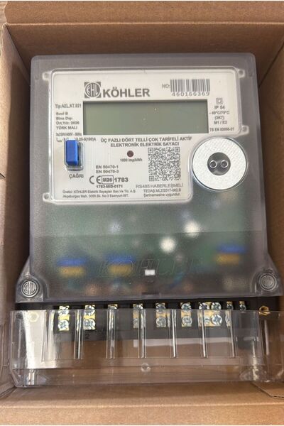 Köhler HABERLEŞMELİ TRİFAZ ELEKTRONİK SAYAÇ /