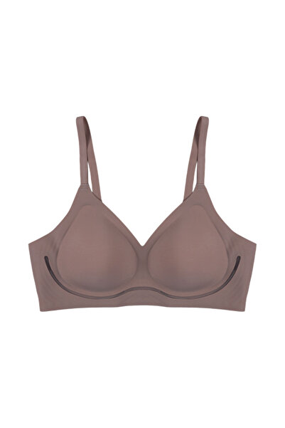 koza iç giyim Non-wired Laser Cut Detailed Low-Cut Crossed Tulle Piece Stitch...