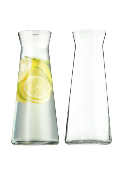 KADAX Carafă de sticlă pentru apă, ulcior de sticlă pentru băuturi, suc de li...
