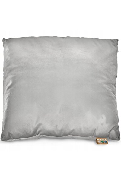 KADAX Pernă decorativă din catifea 50x50 pentru sufragerie, gri, Jasiek Soft