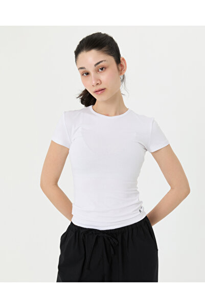 Ayma Active White Basic T-shirt