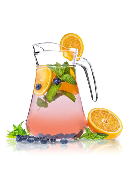 KADAX Carafă din sticlă pentru apă, suc, limonadă, băuturi, apă 1,4 l