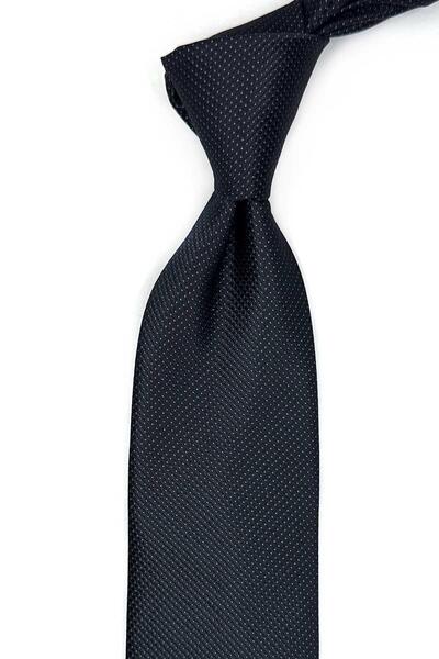 Kravatkolik Black Dot Pattern Classic Tie Kk13455