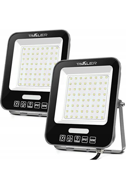 TAVALER Spoturi LED de exterior 50 W, 5500 LM IP 66 Set de 2