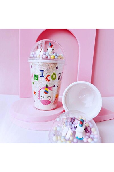 Arabest Water Bottle with Straw, Tumblers with Unicorn and Fairy Stick, Reusa...