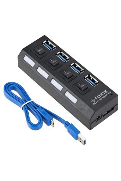 zola USB 3.0 Hub, 4-port, 3 HighSpeed ports and 1 HighSpeed SS port, 16.5x3.5...