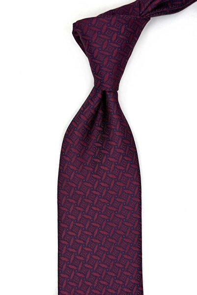 Kravatkolik Burgundi - Klasična kravata sa mornarsko plavim motivima i marami...