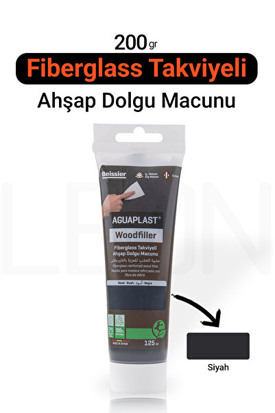 Aguaplast Ahşap Parke Tamir Macunu SİYAH Mobilya Masa Dolgu Çatlak Çizik Gide...