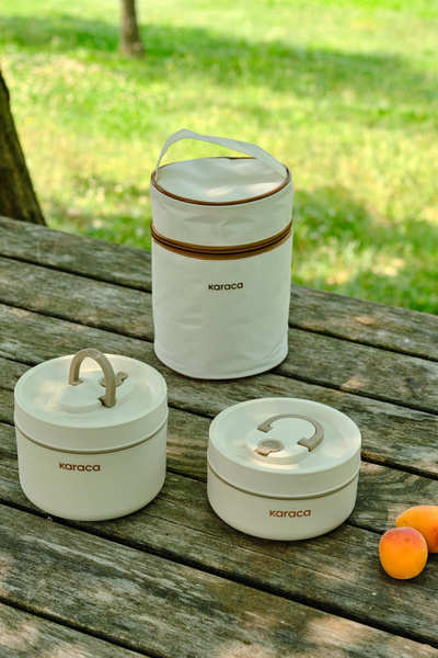 Karaca Packy 2 Katlı Termos Çantalı Paslanmaz Çelik Lunch Box