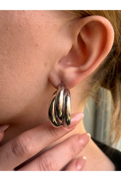 Charmist Steel Mono Earrings