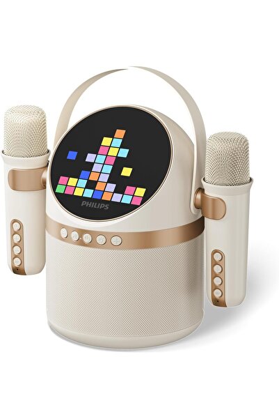 Generic مكبر صوت كاريوكي لاسلكي بتقنية بلوتوث من فيليبس مع ميكروفونين