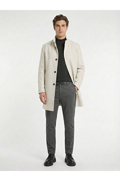 Kip Vizon Regular Fit Klasik Dokuma Palto