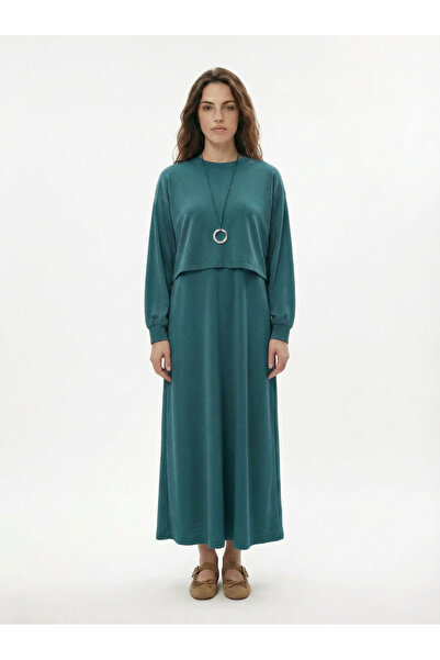 ALLDAY Green-two piece dress