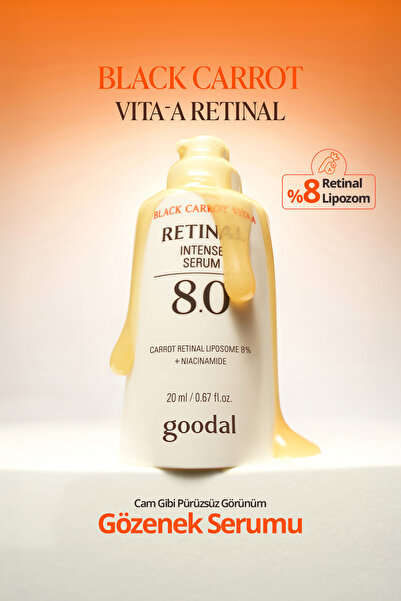 Goodal Yaşlanma Karşıtı Yoğun Gözenek Bakımı Sunan Black Carrot Vita-A Retina...