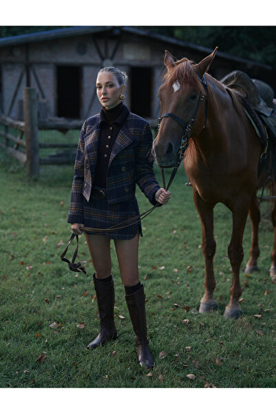 Koton X Sima Tarkan - Extra talie joasă Mini fustă pantalon scurtă cu detalii...