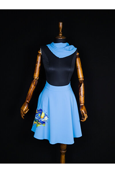 Sihirli Düğmeler Painter Skirt